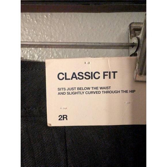 GAP Classic Fit Linen Blend Dress Pants Womens 2R Black Wide Leg NWT - Picture 4 of 8